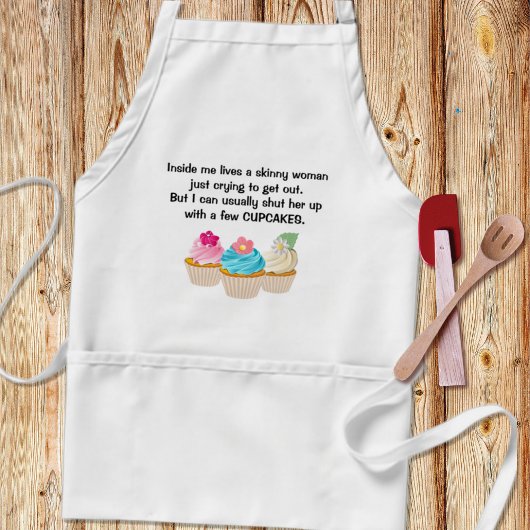Cupcake Dieet Humor Schort