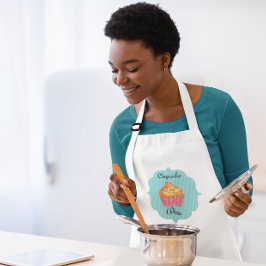 Cupcake Diva Blue Custom Schort