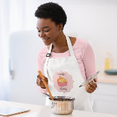 Cupcake Diva Pink Custom Apron Standaard Schort