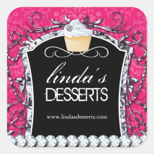 Cupcake Diva - Verpakkings Stickers