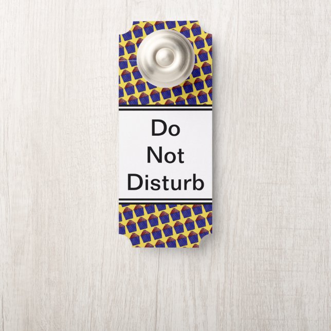 Cupcake door Kenneth Yoncich Deurhanger (Op knop)