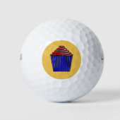 Cupcake door Kenneth Yoncich Golfballen (Voorkant)