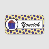 Cupcake door Kenneth Yoncich Naamplaatje (Voorkant)