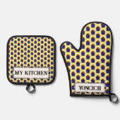 Cupcake door Kenneth Yoncich Ovenwant & Pannenlap Set (Voorkant)