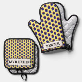 Cupcake door Kenneth Yoncich Ovenwant & Pannenlap Set (Voorkant / Achterkant)
