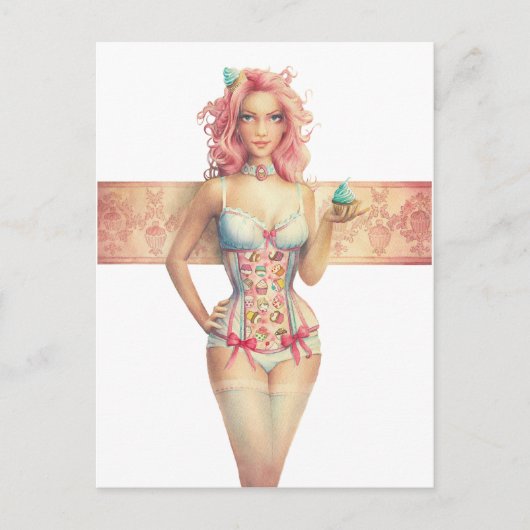 "Cupcake" door Scot Howden Briefkaart (Voorkant)