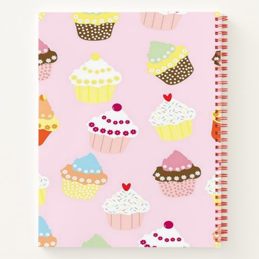 Cupcake Dream Spiral Notitieboek (Achterkant)