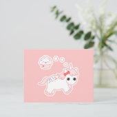 Cupcake Dream Unicorn Briefkaart (Staand voorkant)