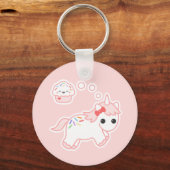 Cupcake Dream Unicorn Sleutelhanger (Voorkant)