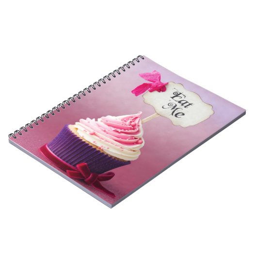 Cupcake - Eat me Notitieboek (Linkerzijde)