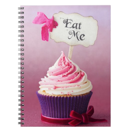 Cupcake - Eat me Notitieboek (Voorkant)