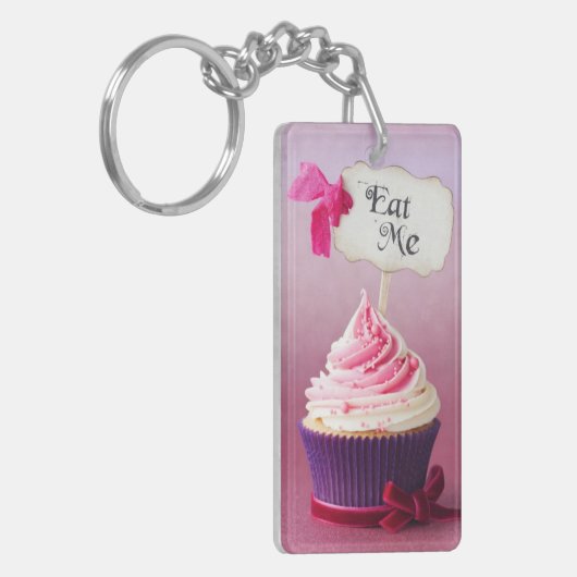 Cupcake - Eat me Sleutelhanger (Voorkant Links)