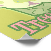 Cupcake Eating Tree Hugger Poster (Hoek)