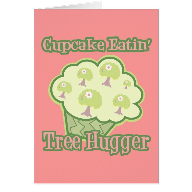 Cupcake Eet Boomknuffelaar (Voorkant)
