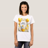cupcake en ballon t-shirt (Voorkant volledig)