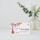 Cupcake en Cookie Tree Bakkerij Visitekaartje (Staand voorkant)