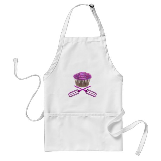 Cupcake en Crossbeaters Standaard Schort (Voorkant)