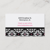  Cupcake en Damask Bakery Visitekaartje (Achterkant)