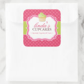 Cupcake en Dessert - Verpakking Stickers (Tas)