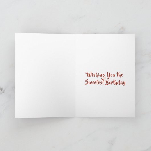 Cupcake en Herfst van de herfst Kaart (Binnen)