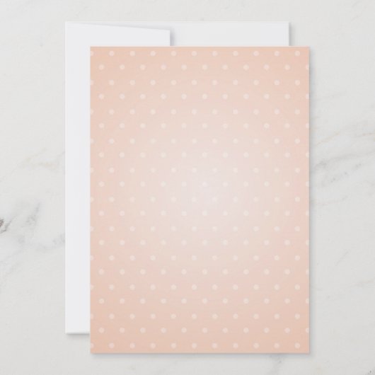 Cupcake en koffie thema feestuitnodiging kaart (Achterkant)