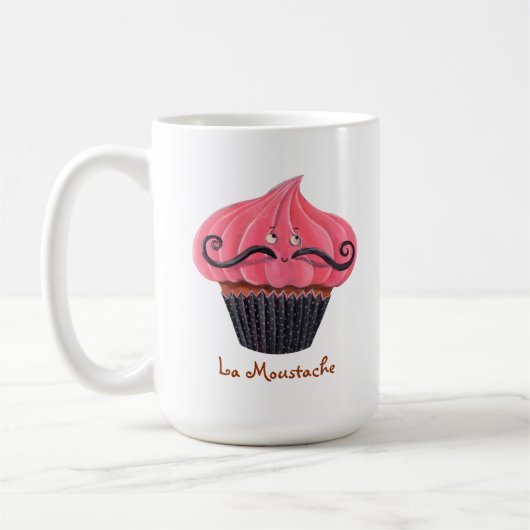 Cupcake en La Mustache Koffiemok (Links)