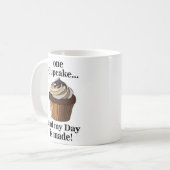 Cupcake en mijn dag is Cupcake Koffiemok (Voorkant links)
