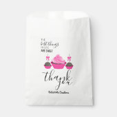 Cupcake en Poppen bakken Verpakking Bedankzakje (Voorkant)