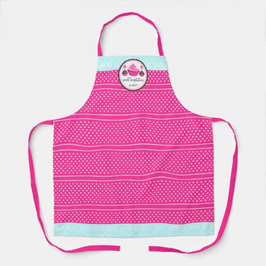 Cupcake en Poppen van Cokeskoeken Schort (Voorkant)