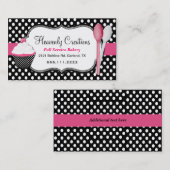 Cupcake en Spoons Bakkerij-Visitekaartje Visitekaartje (Voorkant / Achterkant)