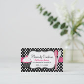 Cupcake en Spoons Bakkerij-Visitekaartje Visitekaartje (Staand voorkant)