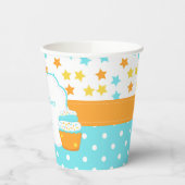Cupcake en Sprinkles Birthday Party Papieren Bekers (Links)