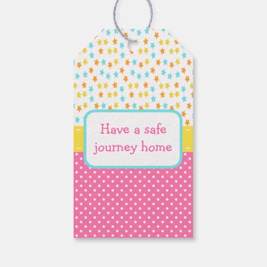 Cupcake en Sprinkles Gift Label Cadeaulabel (Achterkant)