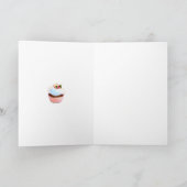 Cupcake en stoel  stijl Kaarten (Binnen)