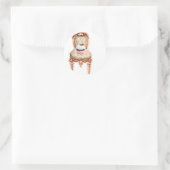 Cupcake en Stoel  Stijl Stickers Labels (Tas)