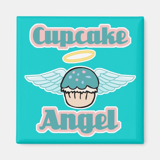 cupcake engel magneet (Voorkant)