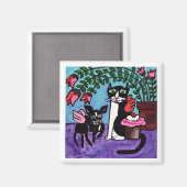 Cupcake Engel Vrienden Magneet (Voorkant / Achterkant)