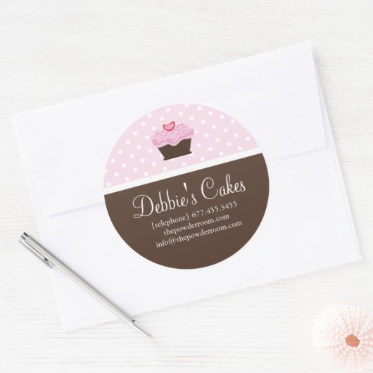 Cupcake Envelope Seal Stickers (Envelop)