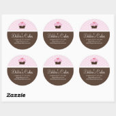 Cupcake Envelope Seal Stickers (Vel)