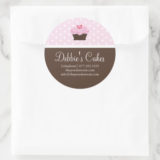 Cupcake Envelope Seal Stickers (Tas)
