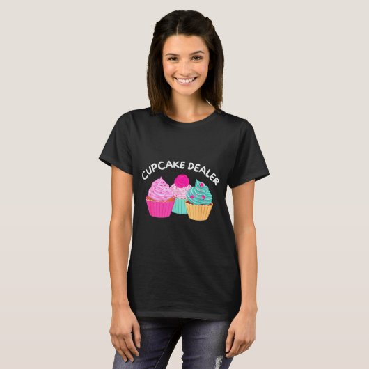 Cupcake Er - Funny Cupcake Baker Pastry Baking Gif T-shirt (Voorkant volledig)