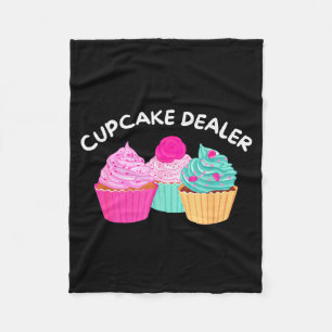 Cupcake Er - Grappige Cupcake Bakker Gebak Bakken Fleece Deken