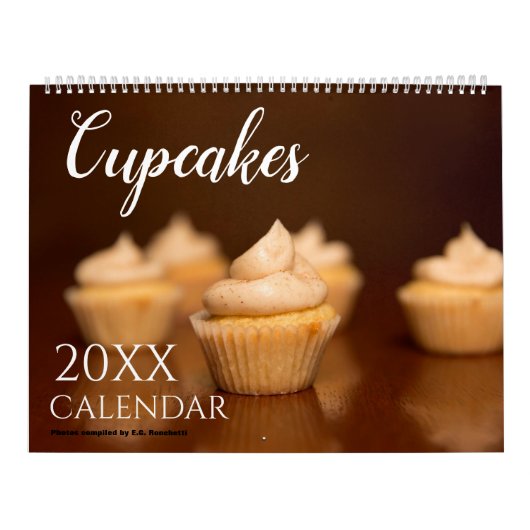 Cupcake Eten 2027 Muur Kalender (Hoes)