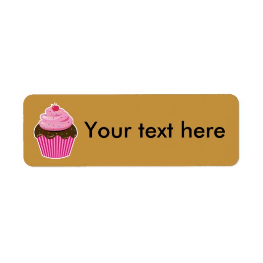 Cupcake Etiket (Voorkant)