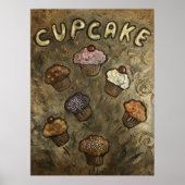 Cupcake-explosie Poster (Voorkant)