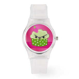 Cupcake Face Horloge