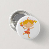 Cupcake Fairy Ronde Button 3,2 Cm (Voorkant /achterkant)