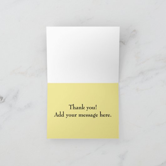 Cupcake familie glazuur besprenkelt kersenkoeken bedankkaart (Binnen)