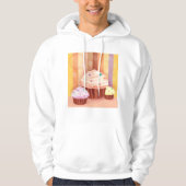 Cupcake Fantasy Kleurrijke snoepjes Hoodie (Voorkant)
