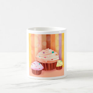 Cupcake Fantasy Kleurrijke snoepjes Koffiemok